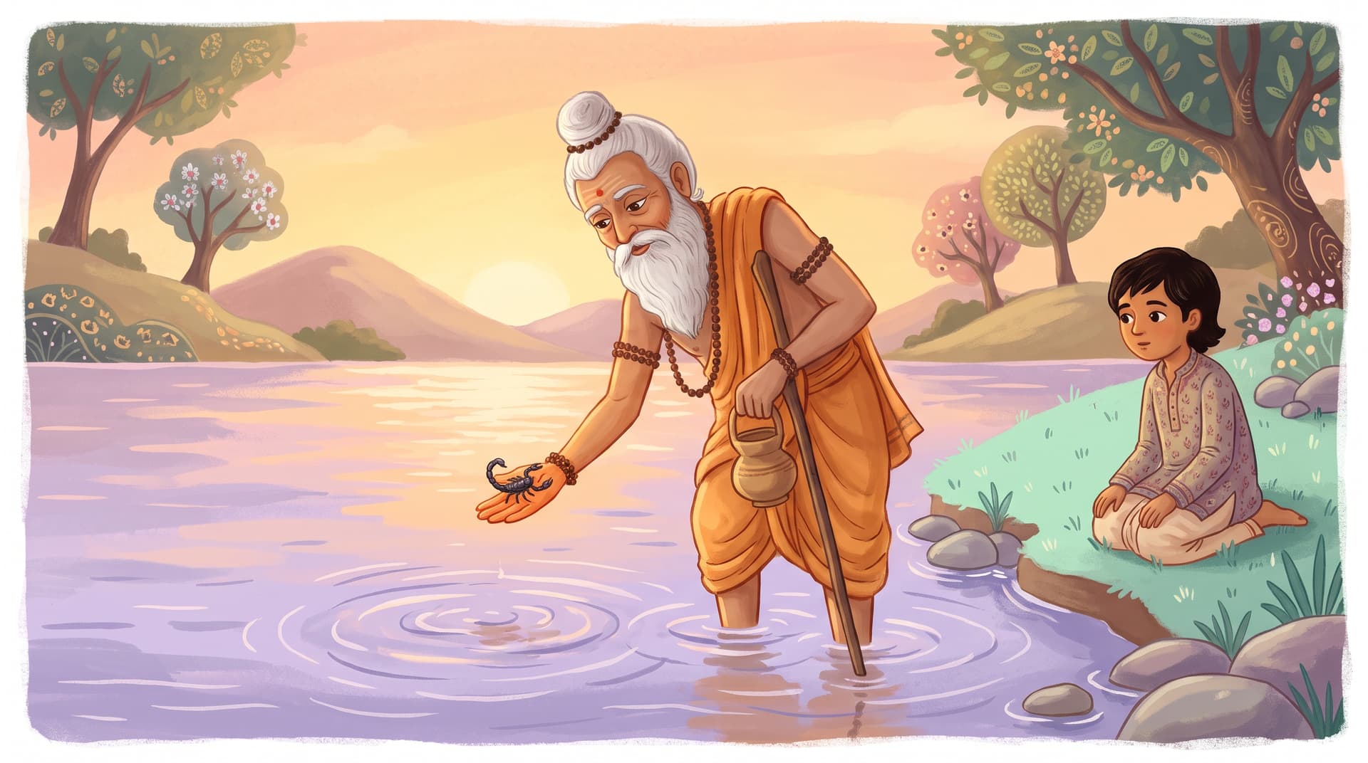 ऋषि और बिच्छू